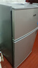 奥克斯小冰箱家用小型迷你冷藏冷冻两用出租房宿舍用节能省电寝室办公室电冰箱 【净化去味】126银色【高效保鲜 铜管速冷】22L 实拍图
