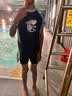 佑游儿童泳衣分体式男童中小童学生男孩防晒夏游泳衣泳裤36324蓝色4XL 实拍图