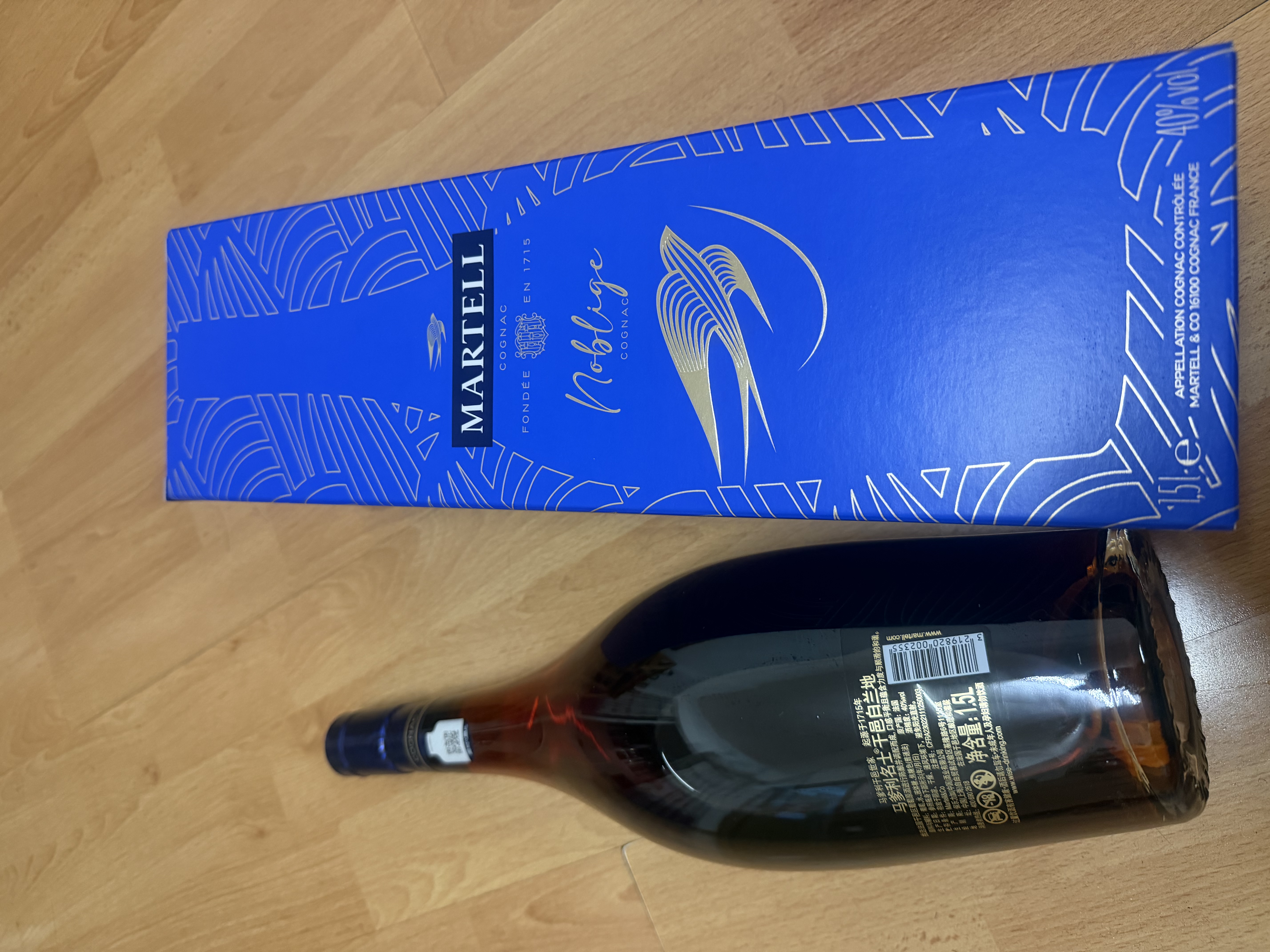 马爹利（Martell） 名士VSOP 干邑白兰地 洋酒 1500ml   实拍图