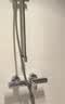 高仪（GROHE）进口恒温淋浴花洒套装 110方形手持 家用三式出水带滑杆 恒温有下水|白色手持 实拍图