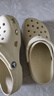 卡骆驰（CROCS）经典洞洞鞋轻便百搭女沙滩鞋包头拖鞋男鞋|10001 骨白色-2Y2(含智必星) 36 /37(220mm) 实拍图