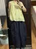 森马（Semir）衬衫女夏季波点木耳边无袖2026复古温柔系少女感上衣109326104011 实拍图