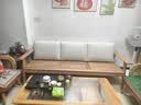 源氏木语实木沙发日式小户型三人位家具简约客厅冬夏两用布艺沙发 【5】原木色2.04m升级款橡木座板 四色 组装 实拍图