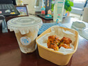 CLITON一次性奶茶杯咖啡杯透明带盖冷饮杯家用商用塑料杯500ml*50套 实拍图