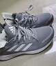 adidas DURAMO SL超轻稳定透湿排汗缓震回弹体测跑鞋男女阿迪达斯   灰蓝/白   42 实拍图