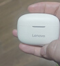 联想（Lenovo）【超低延迟|电竞级】游戏耳机蓝牙5.4无线耳机半入耳听声辩位RGB灯效超长续航高清音质TG101月岩白 实拍图