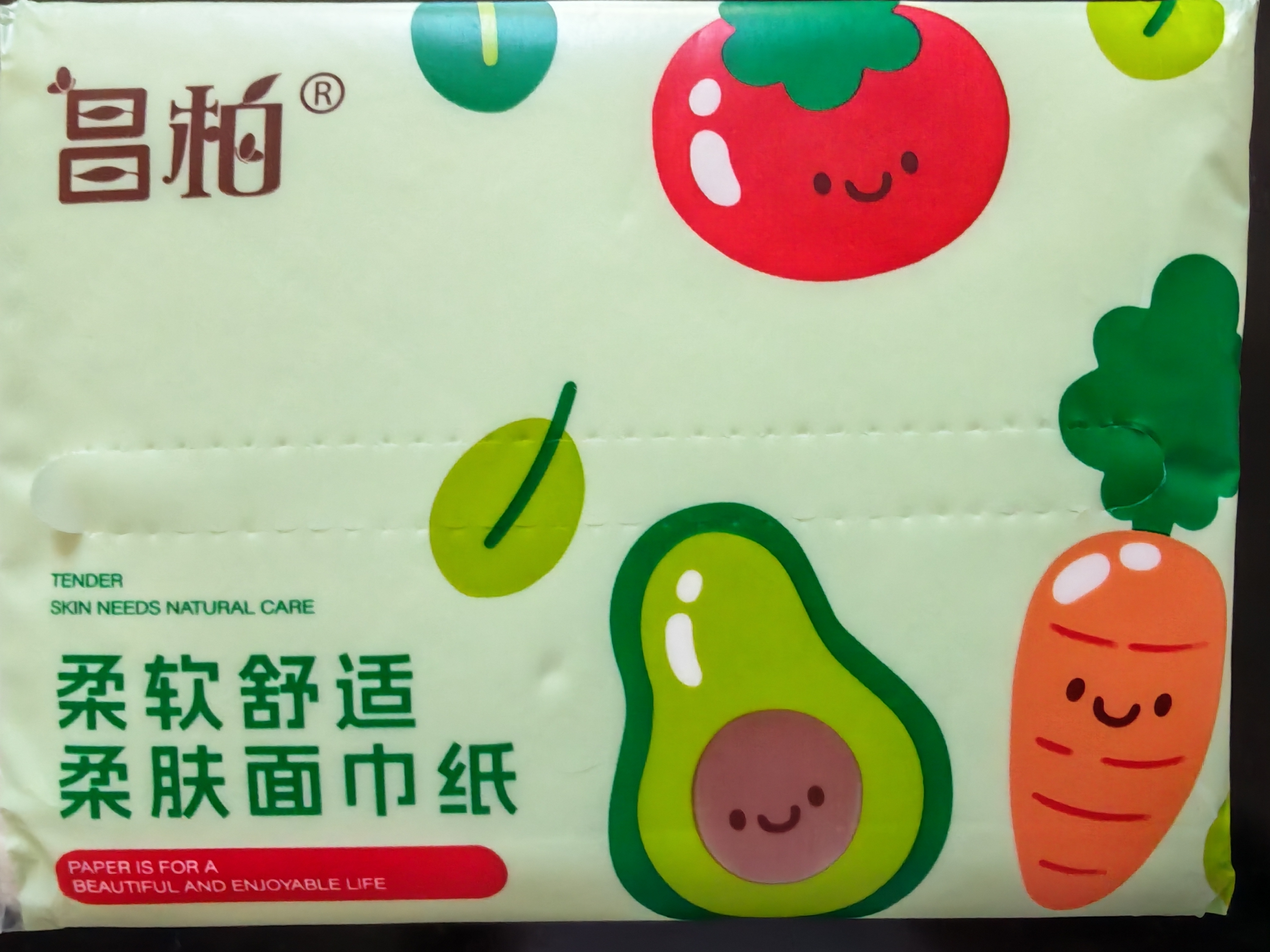 随机包装 便携餐巾纸原木卫生纸面巾纸家用抽纸餐巾纸 约40抽/包 纸巾1包 实拍图