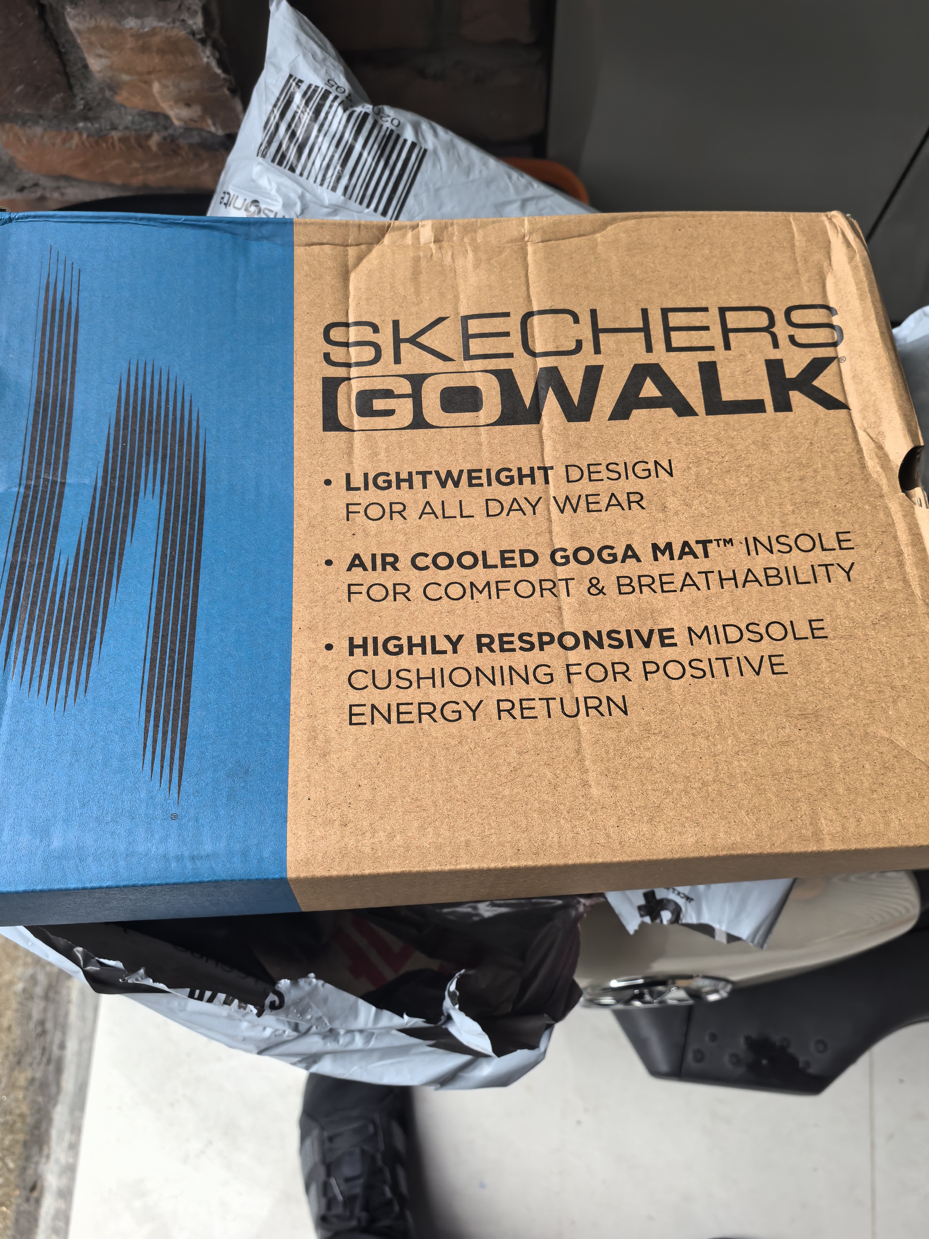 斯凯奇（Skechers）健步鞋男士秋季一脚蹬休闲鞋软底减震运动百搭男鞋54609 实拍图