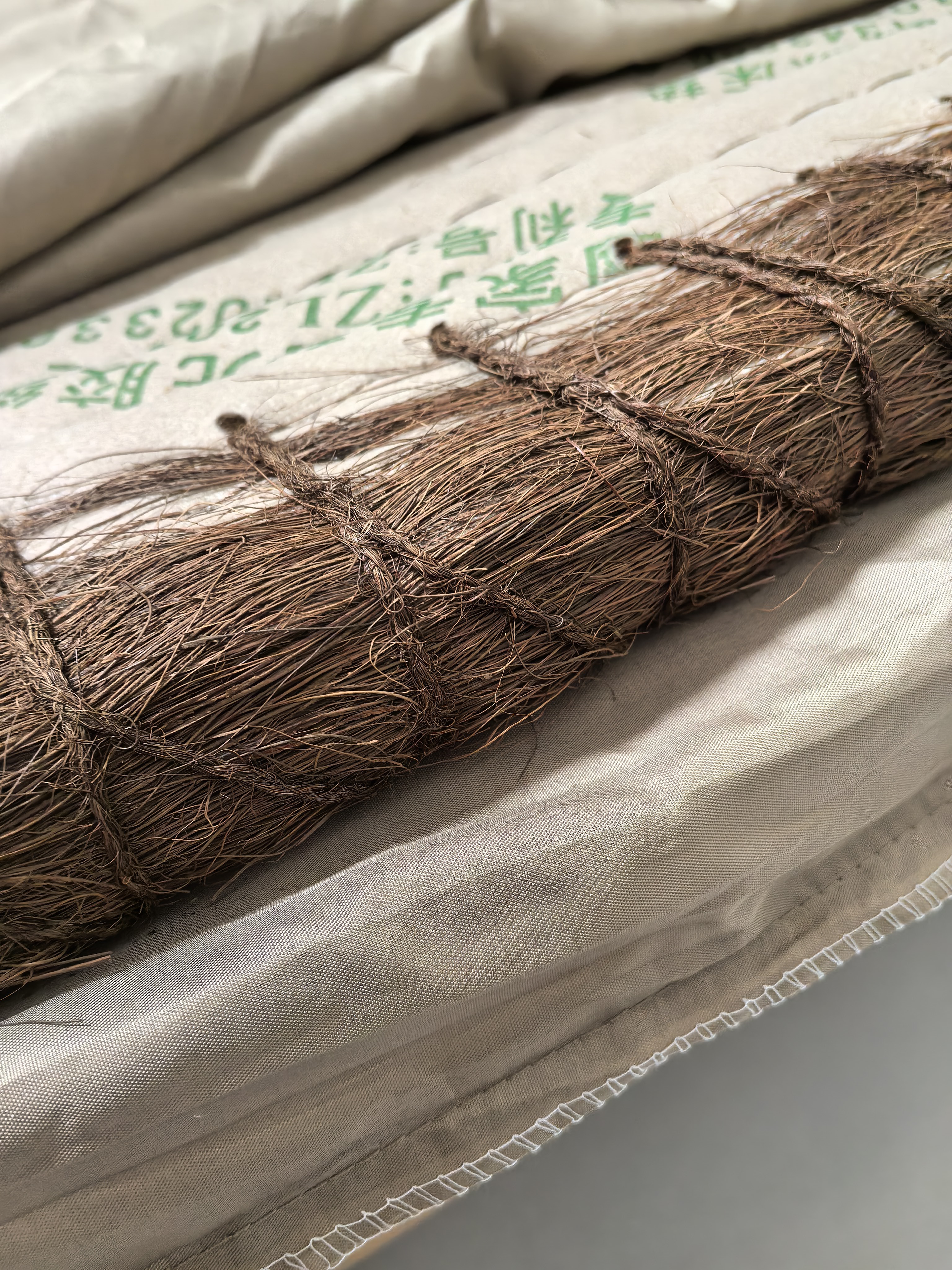 老编工 天然山棕床垫棕垫手工线缝硬棕榈床垫子薄款榻榻米垫定制 (6cm总厚度)手工纯线缝棕芯+纯棉面料 120cm*200cm 实拍图