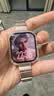 Apple/苹果 Watch S11 智能手表GPS款42毫米玫瑰金色铝金属表壳淡桃粉色运动型表带S/M MEUN4CH/B 实拍图