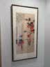 萱木堂新中式玄关装饰画走廊过道书房茶室挂画餐厅入户壁画正对门高档 事事如意（胡桃木圆角框） 成品宽60cm*高120cm 实拍图