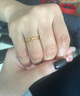 周大生黄金戒指足金三生三世情侣订结婚素尾戒生日礼物送女友17#1.98g 实拍图