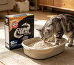 艾禾美（ARM&HAMMER）铁锤猫砂黑盒蓝标28磅膨润土钠基矿石矿砂进口猫咪沙用品除臭低尘 实拍图