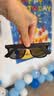 雷朋（RayBan）儿童太阳镜时尚方形墨镜0RJ9069S 702855橡胶黑色镜框蓝色片 实拍图