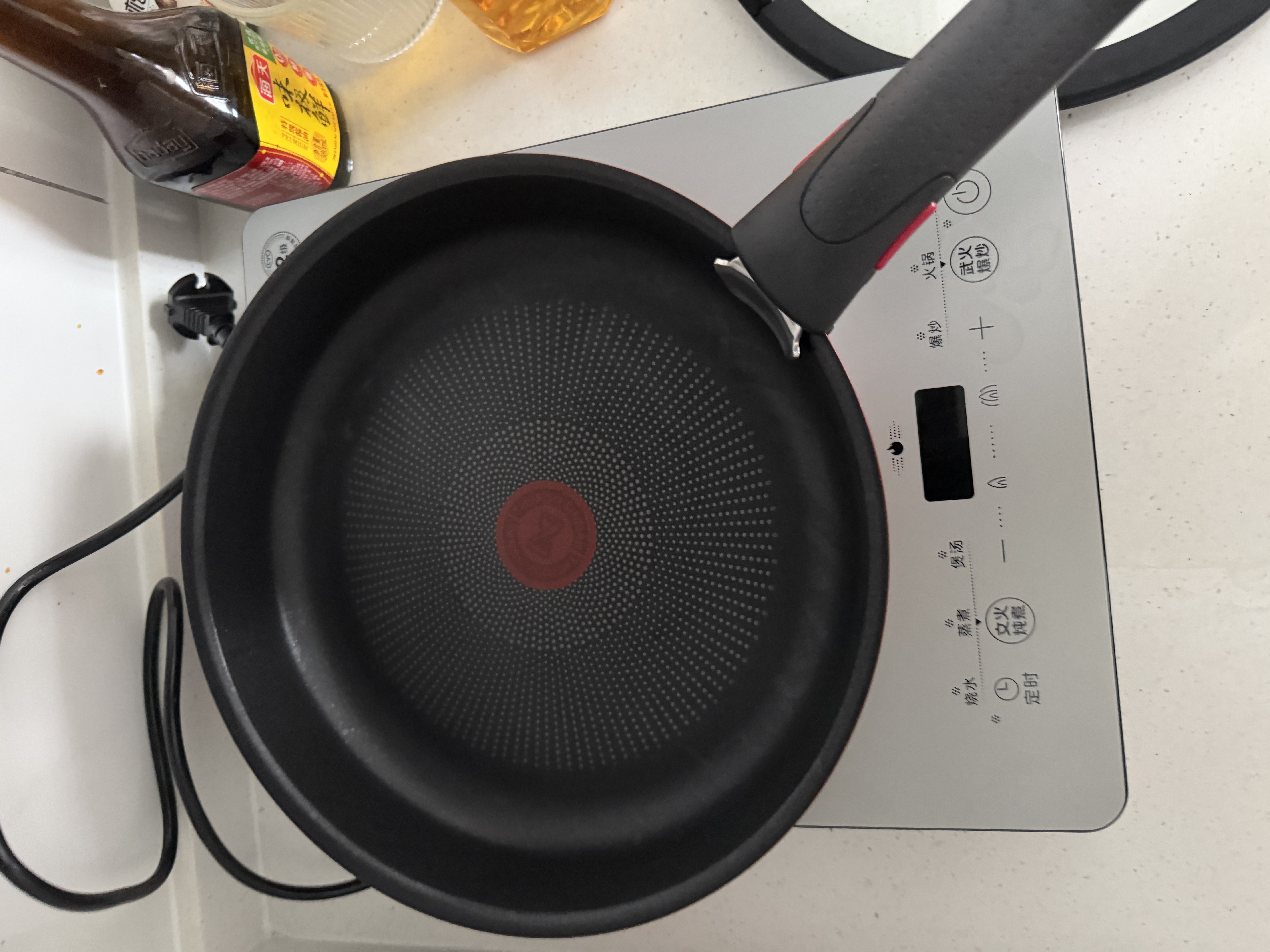 特福（Tefal）可拆卸煎锅26cm可变烤盘餐具电磁炉烤箱通用有钛不粘锅可进洗碗机 实拍图