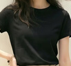 JD FASHION京东自有品牌50支液氨凉感女士t恤短袖圆领正肩2026新款衣服 实拍图