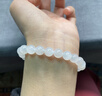 京莹天然玉髓白月光手链女冰种玉髓护身符手串送老婆女友生日礼物 实拍图