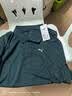 彪马PUMA 吸湿速干修身短袖Polo衫男女商务黑色运动上衣528700 XL 实拍图