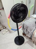 美的（Midea）【超级单品】七叶轻音立式电风扇家用柔风落地扇台式桌面小型风扇大风量节能摇头宿舍电扇 SAF30AB 实拍图