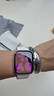 Apple/苹果 Watch S11 智能手表GPS款42毫米玫瑰金色铝金属表壳淡桃粉色运动型表带M/L MEUP4CH/B 实拍图
