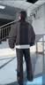 主意范（ZHUYIFAN）夹克男飞行员春秋cleanfit休闲整套立领棒球服外套短款工装冲锋衣 黑色夹克 L 110-130斤 实拍图