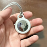 贝尔金（BELKIN）适用AirTag/AirTag2挂绳 苹果防丢器airtag钥匙扣 行李牌追踪器 硅胶耐脏防摔壳保护 F8W974白色 实拍图