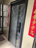 欧帝乐（OUDILE）加厚甲级（4级）防盗门入户门+防撬防爆安全门进户子母门德施曼锁 欧帝乐全自动指纹锁 1970*960/860-2050*960/860 实拍图