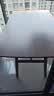 餐桌椅子全套组合饭桌家用小户型简约公寓快餐桌 胡桃色 （红胡桃椅架+黑色皮革） 140cm 【宽80cm】一桌六椅 实拍图
