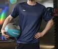 安德玛（Under Armour）速干运动短袖T恤男夏季足球上衣吸湿排汗健身透气训练服球衣 实拍图