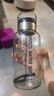 【送杯套】大容量加厚玻璃杯子便携杯茶水分离带杯套泡茶水杯 透明 1000ml吨吨桶 1只装 实拍图
