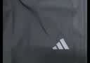 阿迪达斯（adidas）短裤夏季男户外休闲百搭短裤显瘦松紧腰梭织运动五分裤 黑/灰 S 实拍图