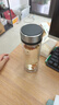 富光双层玻璃杯水杯子茶水分离泡茶杯男女士高颜值团购定制330ml 实拍图