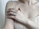 APM Monaco链环猪鼻子戒指情侣对戒送女生女友男士男友生日礼物 【精美礼盒】猪鼻子戒指 48码（建议拍小一码） 实拍图