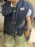 G.duck小黄鸭男女童牛仔马甲2026春秋新款宝宝背心外穿中小童坎肩上衣 蓝色 拼色牛仔马甲 130 码 （身高115-125cm） 实拍图