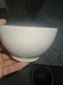 洁雅杰陶瓷碗中式白瓷小碗家用4.5英寸米饭碗喝汤碗面碗套装10只装 实拍图