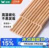 双枪 (Suncha) 天然竹筷子无漆无蜡原竹家用筷子餐具套装 10双装 实拍图