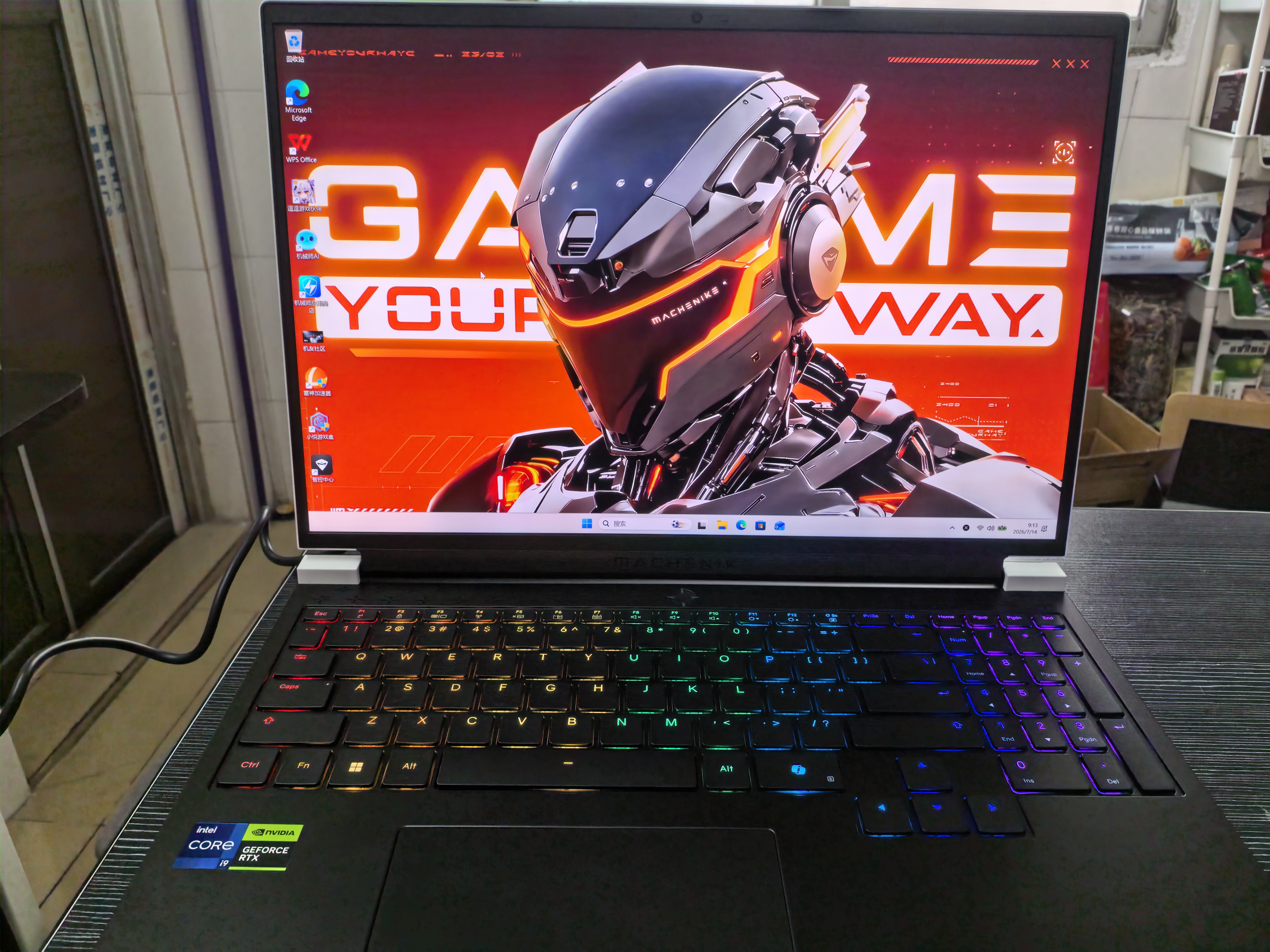 机械师全新曙光16Pro【RTX5060 】16英寸AI旗舰游戏本笔记本电脑 酷睿i9-13900HX 240Hz 16G1T国补 实拍图