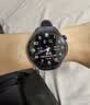 华为HUAWEI WATCH 5 46mm高端款航天级钛合金表壳银河紫素皮复合表带首创X-TAP智感窗 实拍图