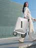 爱尔威（Airwheel）电动行李箱可骑行智能拉杆登机箱可坐可代步20英寸 SX豪华版一银 实拍图