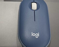 罗技（Logitech）LOGITECH PEBBLE 无线蓝牙鼠标 轻音鼠标 办公鹅卵石造型 轻薄便携 时尚小巧 品月蓝 实拍图
