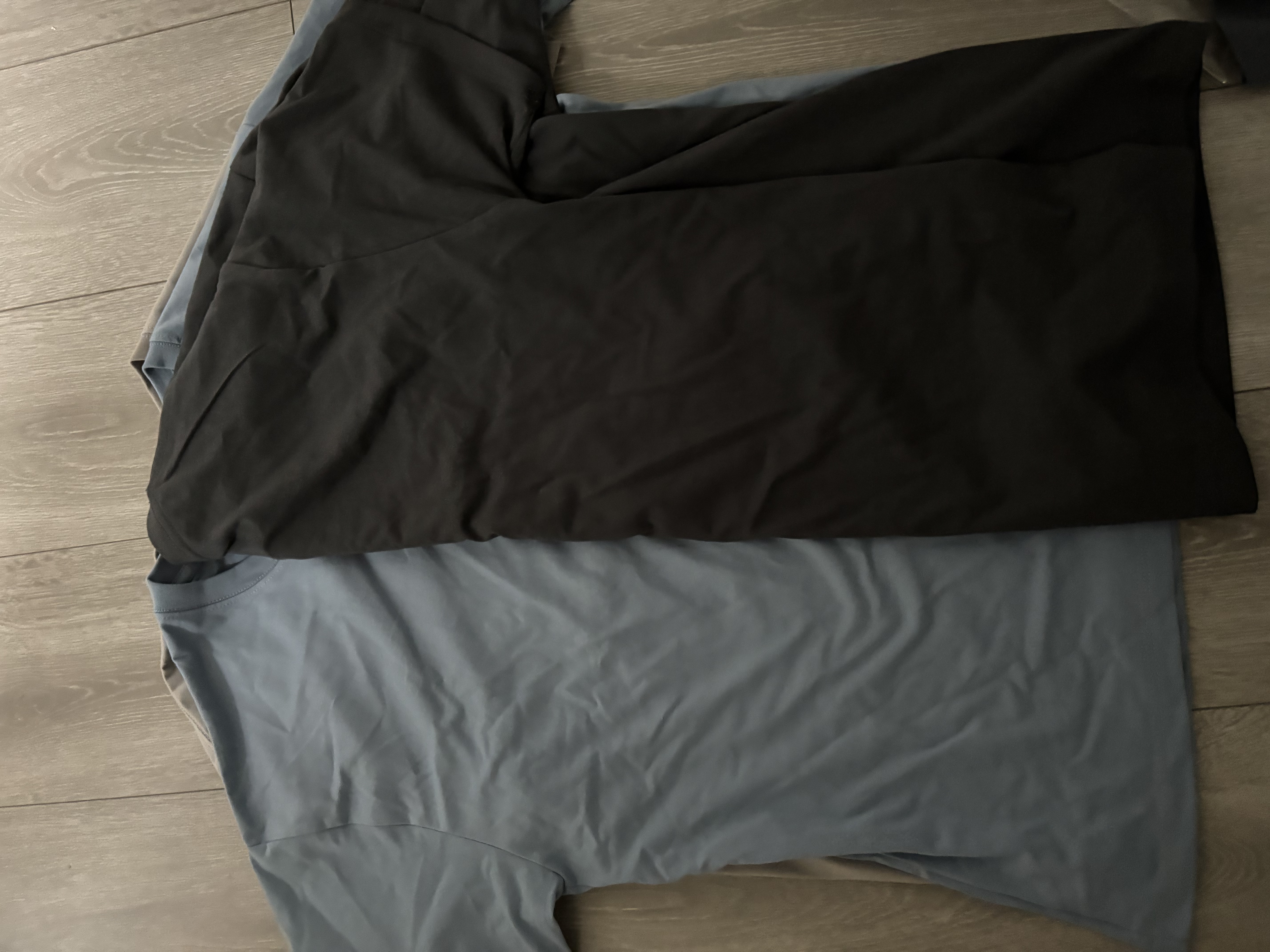 凡客诚品vancl 短袖T恤全棉圆领夏装男女同款 雾霾蓝 2XL （建议150-180斤） 实拍图