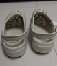 名创优品（MINISO）洞洞鞋男女夏季外穿沙滩凉鞋防滑厚底踩屎感包头凉拖鞋白色36-37 实拍图