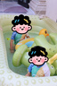 西哈泳士儿童充气游泳池家用室外加厚小孩宝宝婴儿游泳桶户外大型折叠水池 2.6米3层【遮阳蓬+喷水炮+投球框+滑梯+畅玩套餐】有线 实拍图