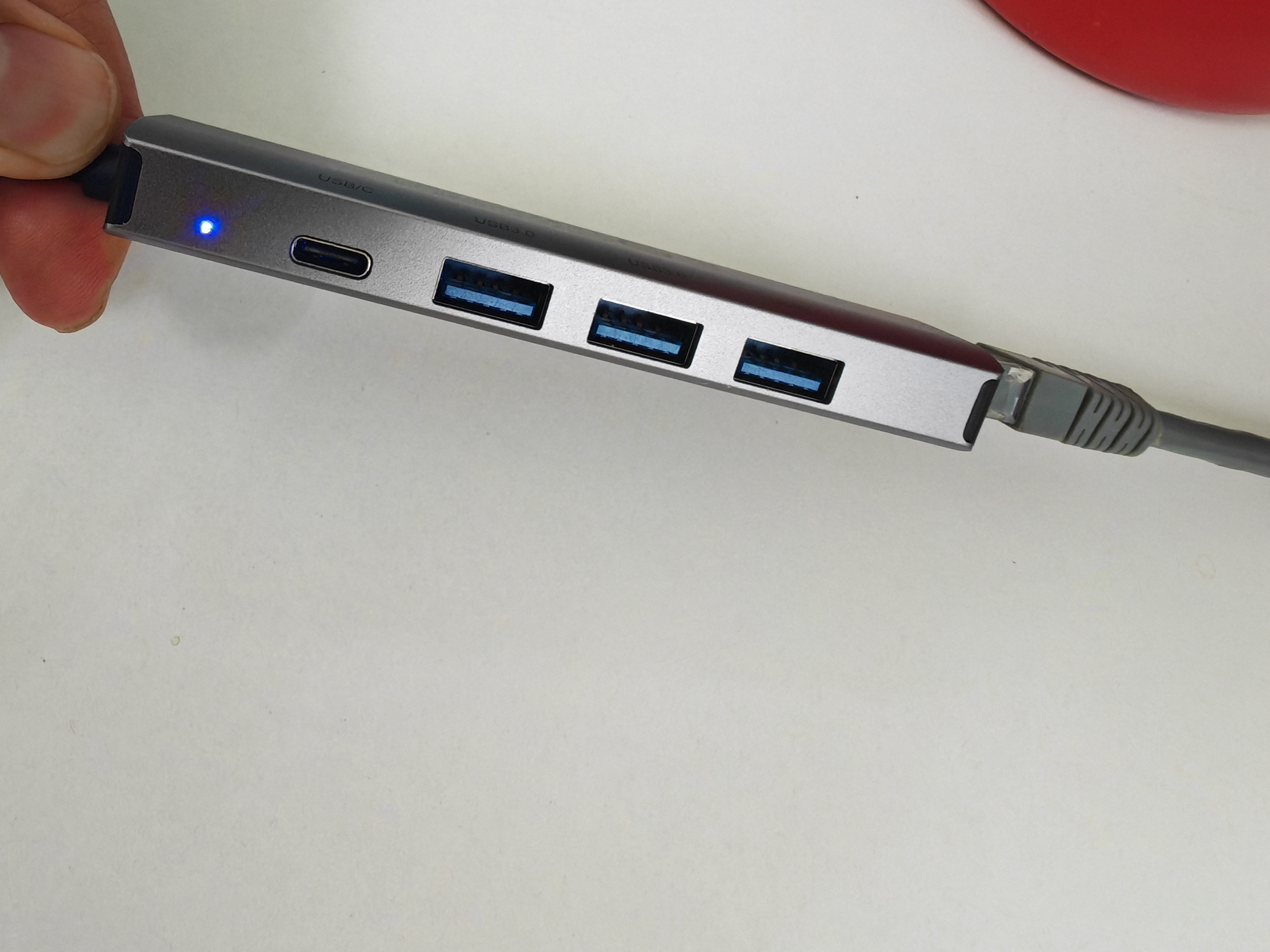 宏碁（acer）USB3.0转千兆网口扩展坞分线器HUB集线器 笔记本电脑网线转接头RJ45转换器台式机拓展坞 实拍图