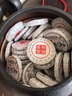 福东顺福鼎白茶 老寿眉白茶紧压小茶饼 果香茶叶 自己喝送礼罐装500g 实拍图