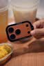 图拉斯【双重AR增透+合金全包镜头】适用iphone17promax镜头膜苹果17pro镜头模组膜17防摔防尘超清底座膜 星宇橙丨iPhone 17 Pro丨合金材质 AR抗反射丨合金材质丨一体全包丨 实拍图