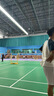 尤尼克斯（YONEX）羽毛球鞋yy入门级训练减震动力垫男女SHB101CR白/蓝 40码 实拍图