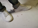 韩谈 休闲鞋男秋冬男鞋透气潮流鞋子男韩版百搭小白鞋男英伦男士板鞋 白灰 44 实拍图