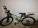 Jeep 吉普镁合金山地自行车成人男女碟刹减震变速学生代步越野赛单车 牧马人钢架-27速连体指拨-军绿色 26英寸（适合高160-185cm） 实拍图