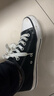 意利船长休闲鞋男女经典star帆布鞋低帮透气运动板鞋 A21203 黑色男款 41 实拍图